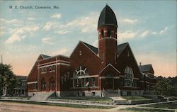 M.E. Church Cameron, MO Postcard Postcard Postcard