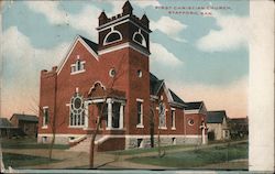 First Christian Church Stafford, KS Postcard Postcard Postcard