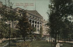 Lawn View, Battle Creek Sanitarium Michigan Postcard Postcard Postcard