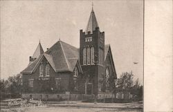Methodist Church Sterling, KS Postcard Postcard Postcard