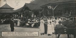 Scene in Hershey Park Postcard