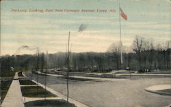 Parkway looking East from Carnegie Avenue, Corey Fairfield, AL Postcard Postcard Postcard