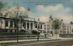 Pillsbury Library and International Stock Food Co. Postcard