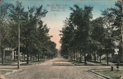 Maple Avenue and 32nd Street Berwyn, IL Postcard Postcard Postcard