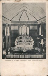 Interior of St. Paul's Church Postcard