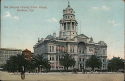 San Joaquin County Court House Postcard