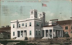 Gate House, Entrance to US Navy Yard Mare Island, CA Postcard Postcard Postcard