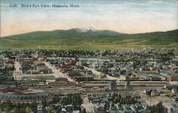 Bird's Eye View Missoula, MT Postcard Postcard Postcard