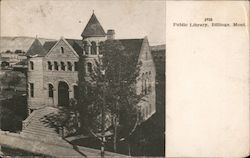 Public Library 1933 Postcard