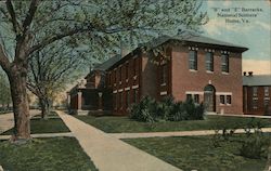 B and E Barracks National Soldiers' Home Postcard