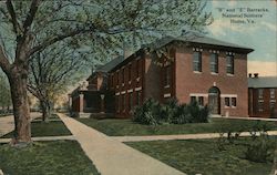 B and E Barracks National Soldiers' Home Hampton, VA Postcard Postcard Postcard