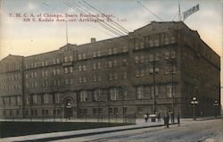 YMCA and Sears Roebuck Department Postcard