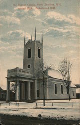 The Baptist Church, Erected 1869, Rededicated 1905 North Stratford, NH Postcard Postcard Postcard