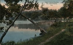 Lake View in Steuben Co. Postcard