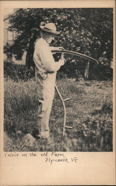 Calvin on the Old Farm Plymouth Vermont