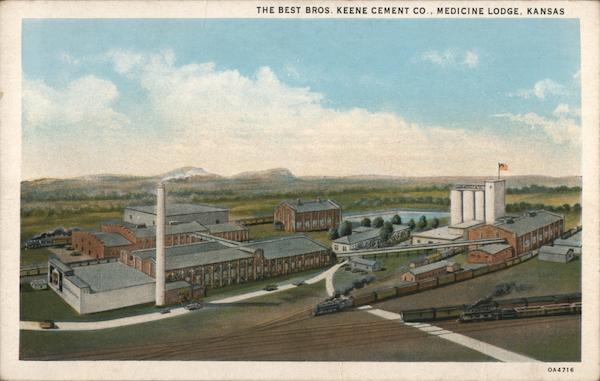 The Best Bros. Keene Cement Co. Medicine Lodge Kansas