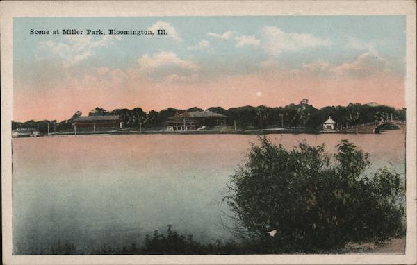 Scene at Miller Park Bloomington Illinois