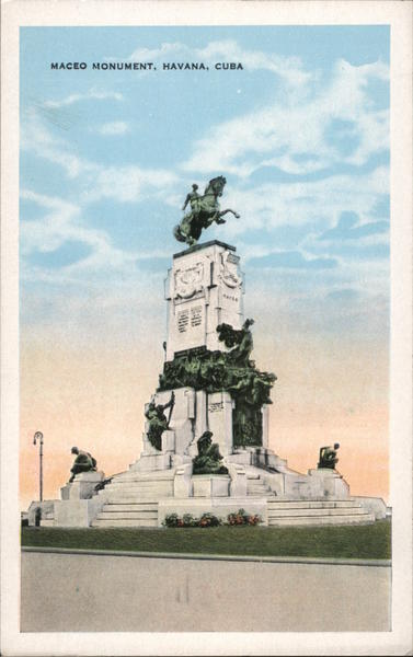 Maceo Monument Havana Cuba