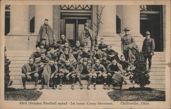 83rd Division Football Squad - 1st Team - Camp Sherman Chillicothe Ohio