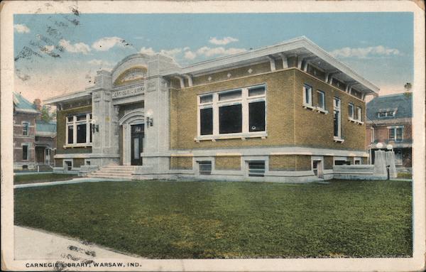 Carnegie Library Warsaw Indiana C. T. American Art