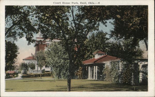 Court House Park Enid Oklahoma