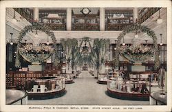 Marshall Field & Company, Retail Store, State Street Aisle - 358 Feet Long Chicago, IL Postcard Postcard Postcard