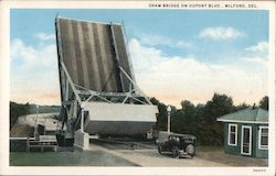 Draw Bridge on Dupont Boulevard Postcard