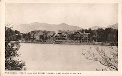 The Agora, Forest Hall and Forest Towers, Lake Placid Club New York Postcard Postcard Postcard