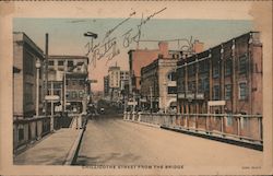 Chillicothe Street From The Bridge Portsmouth, OH Postcard Postcard Postcard