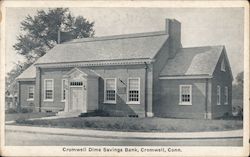 Cromwell Dime Savings Bank Connecticut Postcard Postcard Postcard