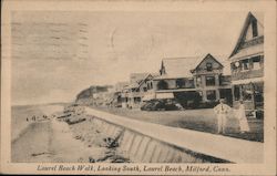 Laurel Beach Walk, Looking South, Laurel Beach Milford, CT Postcard Postcard Postcard