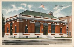 Post Office Iola, KS Postcard Postcard Postcard