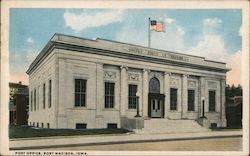 Post Office Fort Madison, IA Postcard Postcard Postcard