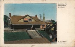Pennsylvania R.R. Depot Mount Joy, PA Postcard Postcard Postcard