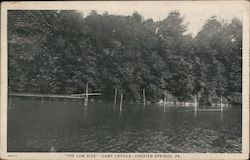 "The Low Dive" Camp Cayuga Postcard