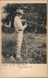 Calvin on the Old Farm Plymouth, VT Postcard Postcard Postcard