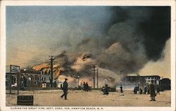 During the Great Fire September 23, 1915 Postcard