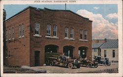 Fire Station Postcard