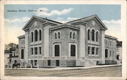 Christian Church Carthage, MO Postcard Postcard Postcard