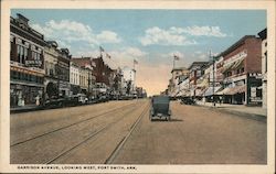 Garrison Avenue, Looking West Postcard