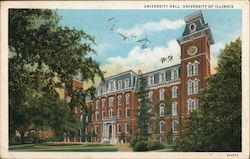 University Hall, University of Illinois Postcard