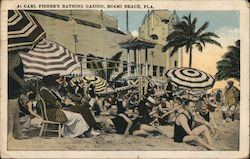 At Carl Fisher's Bathing Casino Postcard