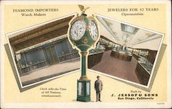 Diamond Importers Watch Makers Jewelers for 57 Years Optometrists J. Jessop & Sons Postcard