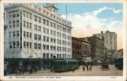 Broadway Looking South Tacoma, WA Postcard Postcard Postcard