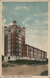 Central School Postcard