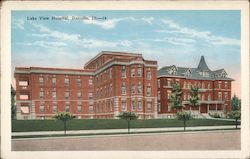 Lake View Hospital Danville, IL Postcard Postcard Postcard