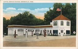 Capitol Service Station Postcard