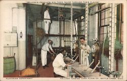 Flavoring Department Kellogg Toasted Corn Flake Company Postcard