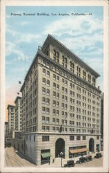 Subway Terminal Building Postcard
