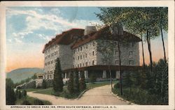 Approach to Grove Park Inn, from South Entrance Asheville, NC Postcard Postcard Postcard